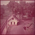 [464 Interior and Exterior Views of Railroad Station Depots, for Fortune Article "The U.S. Depot"], Walker Evans (American, St. Louis, Missouri 1903–1975 New Haven, Connecticut), Color film transparency