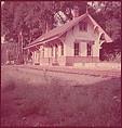 [464 Interior and Exterior Views of Railroad Station Depots, for Fortune Article "The U.S. Depot"], Walker Evans (American, St. Louis, Missouri 1903–1975 New Haven, Connecticut), Color film transparency