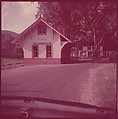 [464 Interior and Exterior Views of Railroad Station Depots, for Fortune Article "The U.S. Depot"], Walker Evans (American, St. Louis, Missouri 1903–1975 New Haven, Connecticut), Color film transparency