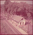 [464 Interior and Exterior Views of Railroad Station Depots, for Fortune Article "The U.S. Depot"], Walker Evans (American, St. Louis, Missouri 1903–1975 New Haven, Connecticut), Color film transparency