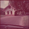 [464 Interior and Exterior Views of Railroad Station Depots, for Fortune Article "The U.S. Depot"], Walker Evans (American, St. Louis, Missouri 1903–1975 New Haven, Connecticut), Color film transparency