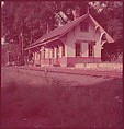 [464 Interior and Exterior Views of Railroad Station Depots, for Fortune Article "The U.S. Depot"], Walker Evans (American, St. Louis, Missouri 1903–1975 New Haven, Connecticut), Color film transparency