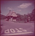 [464 Interior and Exterior Views of Railroad Station Depots, for Fortune Article "The U.S. Depot"], Walker Evans (American, St. Louis, Missouri 1903–1975 New Haven, Connecticut), Color film transparency