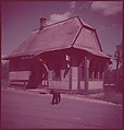 [464 Interior and Exterior Views of Railroad Station Depots, for Fortune Article "The U.S. Depot"], Walker Evans (American, St. Louis, Missouri 1903–1975 New Haven, Connecticut), Color film transparency