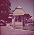 [464 Interior and Exterior Views of Railroad Station Depots, for Fortune Article "The U.S. Depot"], Walker Evans (American, St. Louis, Missouri 1903–1975 New Haven, Connecticut), Color film transparency