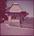 [464 Interior and Exterior Views of Railroad Station Depots, for Fortune Article "The U.S. Depot"], Walker Evans (American, St. Louis, Missouri 1903–1975 New Haven, Connecticut), Color film transparency