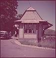 [464 Interior and Exterior Views of Railroad Station Depots, for Fortune Article "The U.S. Depot"], Walker Evans (American, St. Louis, Missouri 1903–1975 New Haven, Connecticut), Color film transparency