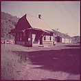 [464 Interior and Exterior Views of Railroad Station Depots, for Fortune Article "The U.S. Depot"], Walker Evans (American, St. Louis, Missouri 1903–1975 New Haven, Connecticut), Color film transparency