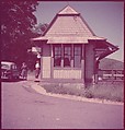 [464 Interior and Exterior Views of Railroad Station Depots, for Fortune Article "The U.S. Depot"], Walker Evans (American, St. Louis, Missouri 1903–1975 New Haven, Connecticut), Color film transparency