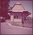 [464 Interior and Exterior Views of Railroad Station Depots, for Fortune Article "The U.S. Depot"], Walker Evans (American, St. Louis, Missouri 1903–1975 New Haven, Connecticut), Color film transparency
