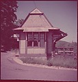 [464 Interior and Exterior Views of Railroad Station Depots, for Fortune Article "The U.S. Depot"], Walker Evans (American, St. Louis, Missouri 1903–1975 New Haven, Connecticut), Color film transparency