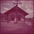[464 Interior and Exterior Views of Railroad Station Depots, for Fortune Article "The U.S. Depot"], Walker Evans (American, St. Louis, Missouri 1903–1975 New Haven, Connecticut), Color film transparency
