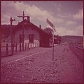 [464 Interior and Exterior Views of Railroad Station Depots, for Fortune Article "The U.S. Depot"], Walker Evans (American, St. Louis, Missouri 1903–1975 New Haven, Connecticut), Color film transparency