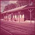 [464 Interior and Exterior Views of Railroad Station Depots, for Fortune Article "The U.S. Depot"], Walker Evans (American, St. Louis, Missouri 1903–1975 New Haven, Connecticut), Color film transparency