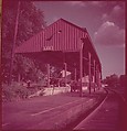 [464 Interior and Exterior Views of Railroad Station Depots, for Fortune Article "The U.S. Depot"], Walker Evans (American, St. Louis, Missouri 1903–1975 New Haven, Connecticut), Color film transparency