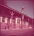 [464 Interior and Exterior Views of Railroad Station Depots, for Fortune Article "The U.S. Depot"], Walker Evans (American, St. Louis, Missouri 1903–1975 New Haven, Connecticut), Color film transparency