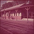 [464 Interior and Exterior Views of Railroad Station Depots, for Fortune Article "The U.S. Depot"], Walker Evans (American, St. Louis, Missouri 1903–1975 New Haven, Connecticut), Color film transparency