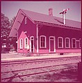 [464 Interior and Exterior Views of Railroad Station Depots, for Fortune Article "The U.S. Depot"], Walker Evans (American, St. Louis, Missouri 1903–1975 New Haven, Connecticut), Color film transparency