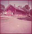 [464 Interior and Exterior Views of Railroad Station Depots, for Fortune Article "The U.S. Depot"], Walker Evans (American, St. Louis, Missouri 1903–1975 New Haven, Connecticut), Color film transparency