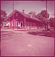 [464 Interior and Exterior Views of Railroad Station Depots, for Fortune Article "The U.S. Depot"], Walker Evans (American, St. Louis, Missouri 1903–1975 New Haven, Connecticut), Color film transparency