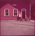 [464 Interior and Exterior Views of Railroad Station Depots, for Fortune Article "The U.S. Depot"], Walker Evans (American, St. Louis, Missouri 1903–1975 New Haven, Connecticut), Color film transparency