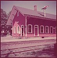 [464 Interior and Exterior Views of Railroad Station Depots, for Fortune Article "The U.S. Depot"], Walker Evans (American, St. Louis, Missouri 1903–1975 New Haven, Connecticut), Color film transparency