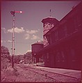 [464 Interior and Exterior Views of Railroad Station Depots, for Fortune Article "The U.S. Depot"], Walker Evans (American, St. Louis, Missouri 1903–1975 New Haven, Connecticut), Color film transparency