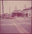 [464 Interior and Exterior Views of Railroad Station Depots, for Fortune Article "The U.S. Depot"], Walker Evans (American, St. Louis, Missouri 1903–1975 New Haven, Connecticut), Color film transparency