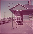[464 Interior and Exterior Views of Railroad Station Depots, for Fortune Article "The U.S. Depot"], Walker Evans (American, St. Louis, Missouri 1903–1975 New Haven, Connecticut), Color film transparency