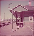 [464 Interior and Exterior Views of Railroad Station Depots, for Fortune Article "The U.S. Depot"], Walker Evans (American, St. Louis, Missouri 1903–1975 New Haven, Connecticut), Color film transparency