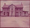 [464 Interior and Exterior Views of Railroad Station Depots, for Fortune Article "The U.S. Depot"], Walker Evans (American, St. Louis, Missouri 1903–1975 New Haven, Connecticut), Color film transparency