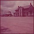 [464 Interior and Exterior Views of Railroad Station Depots, for Fortune Article "The U.S. Depot"], Walker Evans (American, St. Louis, Missouri 1903–1975 New Haven, Connecticut), Color film transparency