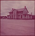 [464 Interior and Exterior Views of Railroad Station Depots, for Fortune Article "The U.S. Depot"], Walker Evans (American, St. Louis, Missouri 1903–1975 New Haven, Connecticut), Color film transparency