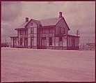 [464 Interior and Exterior Views of Railroad Station Depots, for Fortune Article "The U.S. Depot"], Walker Evans (American, St. Louis, Missouri 1903–1975 New Haven, Connecticut), Color film transparency