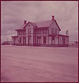 [464 Interior and Exterior Views of Railroad Station Depots, for Fortune Article "The U.S. Depot"], Walker Evans (American, St. Louis, Missouri 1903–1975 New Haven, Connecticut), Color film transparency