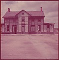 [464 Interior and Exterior Views of Railroad Station Depots, for Fortune Article "The U.S. Depot"], Walker Evans (American, St. Louis, Missouri 1903–1975 New Haven, Connecticut), Color film transparency