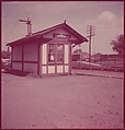 [464 Interior and Exterior Views of Railroad Station Depots, for Fortune Article "The U.S. Depot"], Walker Evans (American, St. Louis, Missouri 1903–1975 New Haven, Connecticut), Color film transparency