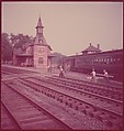 [464 Interior and Exterior Views of Railroad Station Depots, for Fortune Article "The U.S. Depot"], Walker Evans (American, St. Louis, Missouri 1903–1975 New Haven, Connecticut), Color film transparency