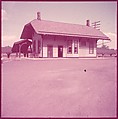 [464 Interior and Exterior Views of Railroad Station Depots, for Fortune Article "The U.S. Depot"], Walker Evans (American, St. Louis, Missouri 1903–1975 New Haven, Connecticut), Color film transparency
