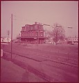 [464 Interior and Exterior Views of Railroad Station Depots, for Fortune Article "The U.S. Depot"], Walker Evans (American, St. Louis, Missouri 1903–1975 New Haven, Connecticut), Color film transparency