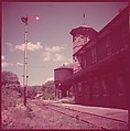 [464 Interior and Exterior Views of Railroad Station Depots, for Fortune Article "The U.S. Depot"], Walker Evans (American, St. Louis, Missouri 1903–1975 New Haven, Connecticut), Color film transparency