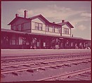 [464 Interior and Exterior Views of Railroad Station Depots, for Fortune Article "The U.S. Depot"], Walker Evans (American, St. Louis, Missouri 1903–1975 New Haven, Connecticut), Color film transparency