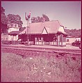 [464 Interior and Exterior Views of Railroad Station Depots, for Fortune Article "The U.S. Depot"], Walker Evans (American, St. Louis, Missouri 1903–1975 New Haven, Connecticut), Color film transparency
