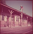 [464 Interior and Exterior Views of Railroad Station Depots, for Fortune Article "The U.S. Depot"], Walker Evans (American, St. Louis, Missouri 1903–1975 New Haven, Connecticut), Color film transparency