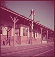 [464 Interior and Exterior Views of Railroad Station Depots, for Fortune Article "The U.S. Depot"], Walker Evans (American, St. Louis, Missouri 1903–1975 New Haven, Connecticut), Color film transparency