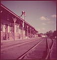 [464 Interior and Exterior Views of Railroad Station Depots, for Fortune Article "The U.S. Depot"], Walker Evans (American, St. Louis, Missouri 1903–1975 New Haven, Connecticut), Color film transparency