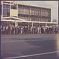 [162 Views of the Aqueduct Raceway for Unpublished Sports Illustrated Article], Walker Evans (American, St. Louis, Missouri 1903–1975 New Haven, Connecticut), Color film transparency