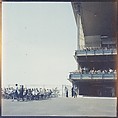 [162 Views of the Aqueduct Raceway for Unpublished Sports Illustrated Article], Walker Evans (American, St. Louis, Missouri 1903–1975 New Haven, Connecticut), Color film transparency