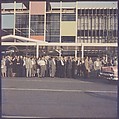 [162 Views of the Aqueduct Raceway for Unpublished Sports Illustrated Article], Walker Evans (American, St. Louis, Missouri 1903–1975 New Haven, Connecticut), Color film transparency