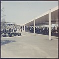 [162 Views of the Aqueduct Raceway for Unpublished Sports Illustrated Article], Walker Evans (American, St. Louis, Missouri 1903–1975 New Haven, Connecticut), Color film transparency